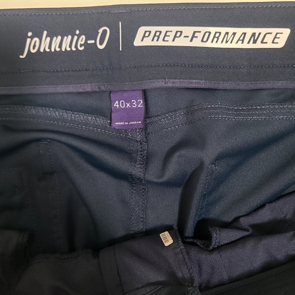 johnnie-O Prep-Formance Golf Causal Athleisure‎ Pants Mens 40 X 32 Blue - Picture 5 of 6